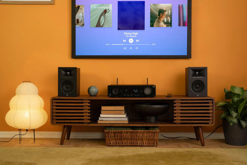 Paire de haut-parleurs d’étagère JBL Stage 240B de 4,5 po avec conception à 2 voies (JBL240BBLK)