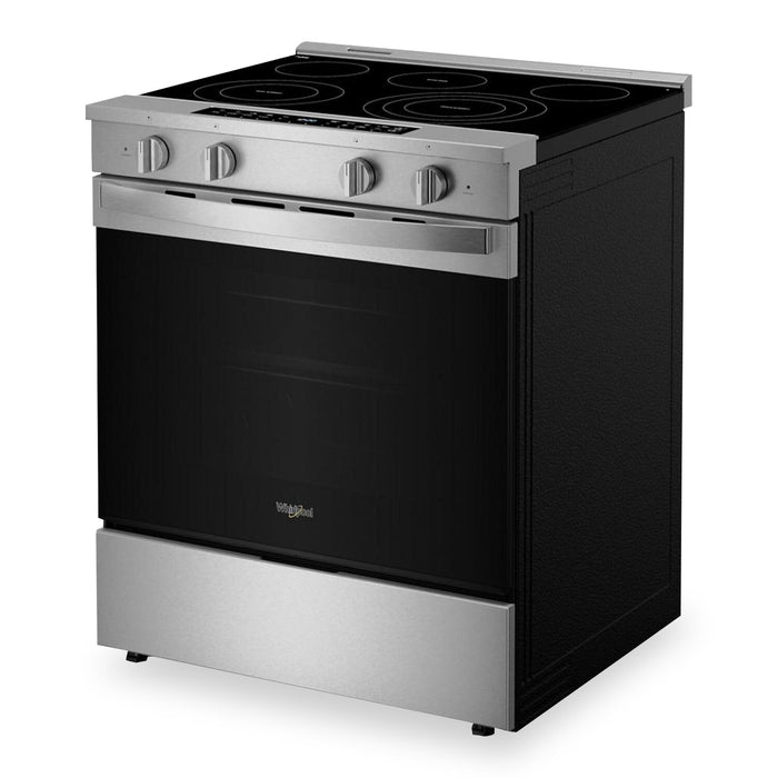 Cuisinière électrique Whirlpool de 5,3 pi3 avec friture à air et revêtement WipeCleanMC - acier inoxydable - YWSES7530RZ