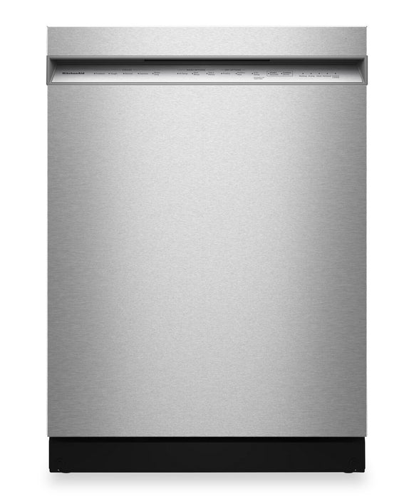 Lave-vaisselle KitchenAid de 24 po et de 41 dBA avec 3e panier à jets - acier inoxydable avec fini PrintShieldMC - KDFS324SPS 