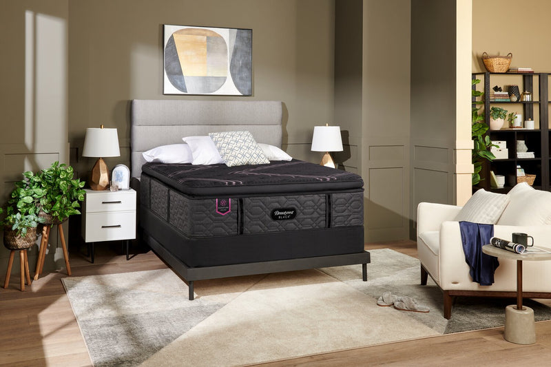 Ensemble matelas à Euro-plateau épais Orchid Signature de Beautyrest BlackMD pour lit double