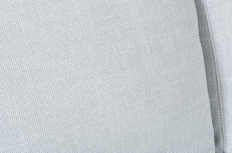 Fauteuil River de 40,1 po en tissu d’apparence lin avec base et pattes en bois - gris