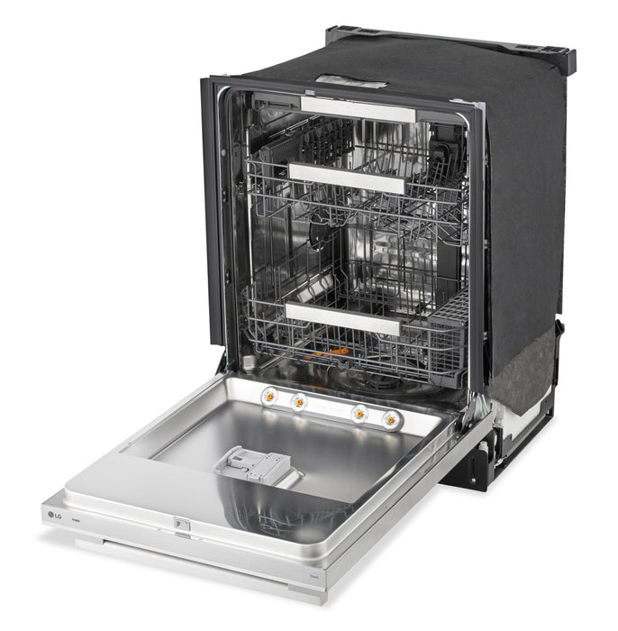 Lave-vaisselle encastré LG à 42 dBA de 24 po avec commandes sur le dessus et QuadWashMD Pro - acier inoxydable - LDNTH753S