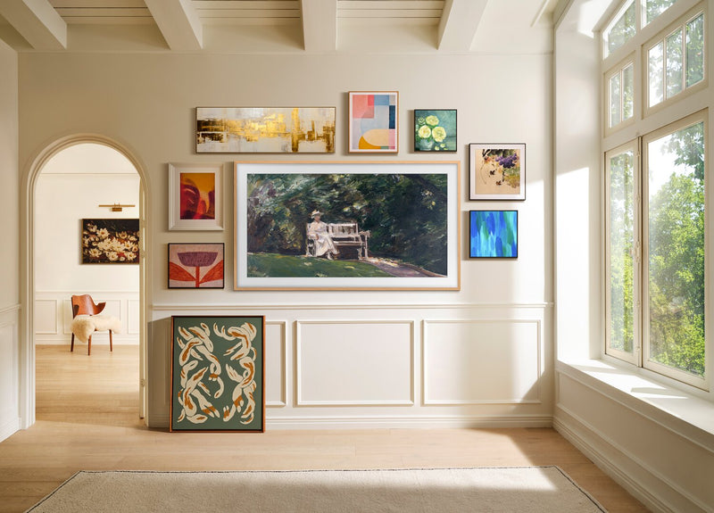 Téléviseur intelligent Neo QLED SAMSUNG LS03FW The Frame UHD 4K de 75 po avec Vision AI et système d’exploitation Tizen (QN75LS03FWFXZC) - modèle 2025