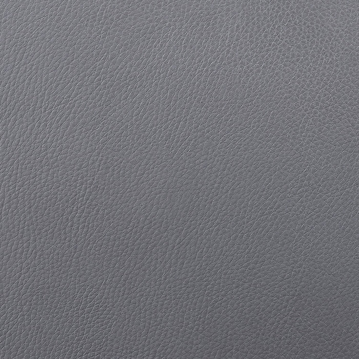 Tabouret bar Java en tissu de cuir végétalien et en métal avec siège pivotant et réglable - gris