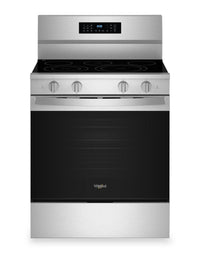  Cuisinière électrique Whirlpool de 5,3 pi3 et de 30 po avec friture à air sans préchauffage - acier inoxydable - YWFES7030SZ