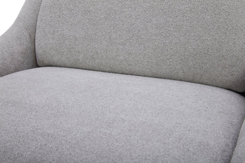 Chaise de salle à manger Clay en tissu de polyester - gris tourterelle