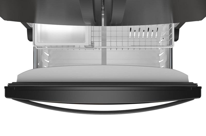 Réfrigérateur Whirlpool de 20 pi3 et de 36 po de profondeur comptoir à portes françaises - noir - WRFC2036RB