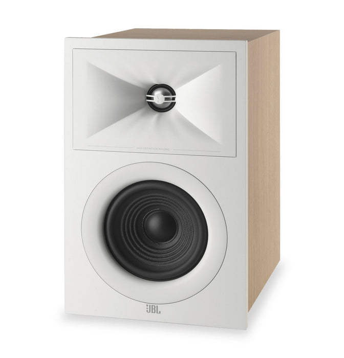 Paire de haut-parleurs d’étagère JBL Stage 250B de 5,25 po avec conception à 2 voies (JBL250BWHT)