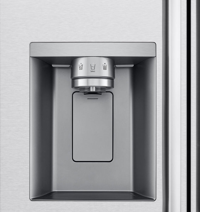 Réfrigérateur LG de 27 pi3 et de 36 po à compartiments juxtaposés - acier inoxydable résistant aux traces de doigts - LL27T3530S 