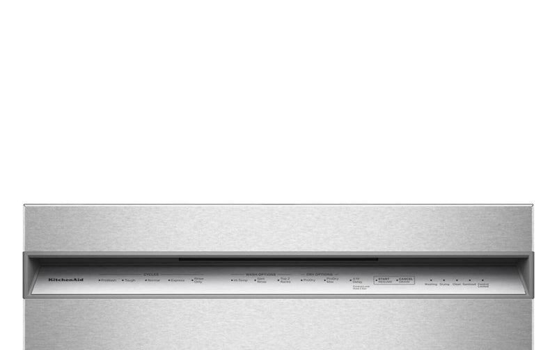 Lave-vaisselle KitchenAid de 24 po et de 41 dBA avec 3e panier à jets - acier inoxydable avec fini PrintShieldMC - KDFS324SPS 