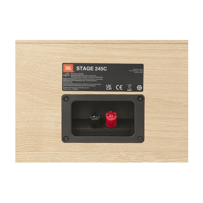 Haut-parleur central JBL Stage 245C à 2,5 voies avec 4 haut-parleurs (JBL245CWHT)