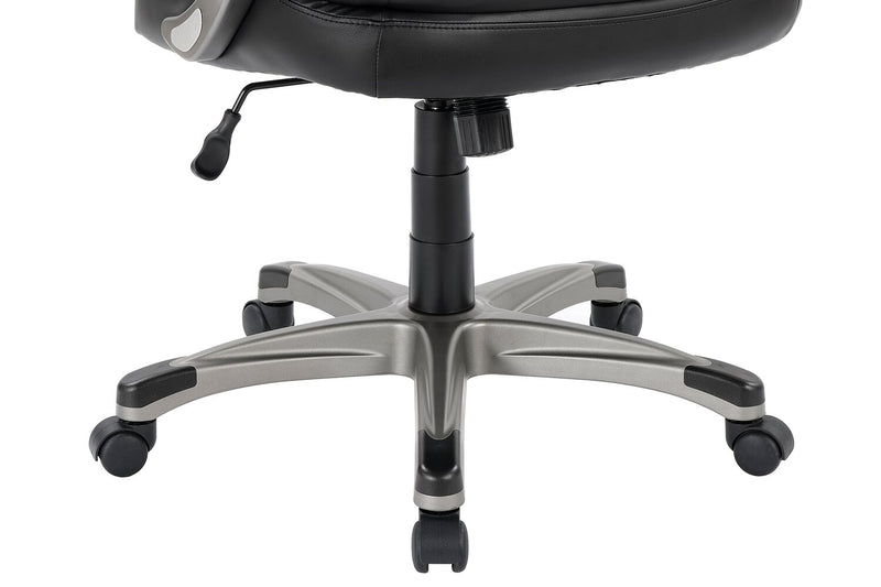 Chaise de bureau ergonomique réglable Palisade de Sealy PosturepedicMD de 28 po - noire