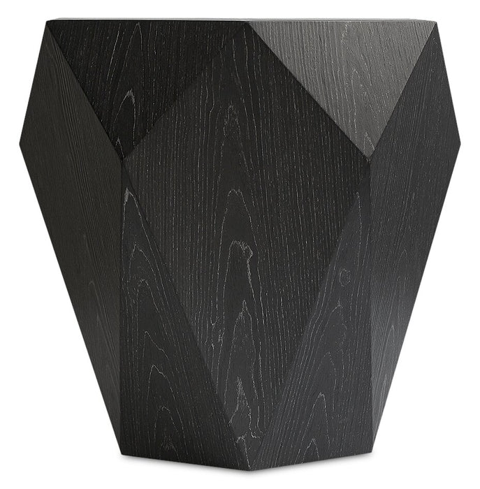 Table de bout moderne Dawson de 19 po - noire