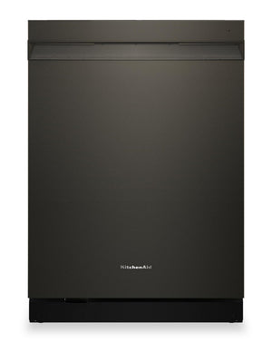 Lave-vaisselle KitchenAid de 24 po et de 44 dBA avec troisième panier 360° Max JetsMC - minerai noir - KDPS724SBE