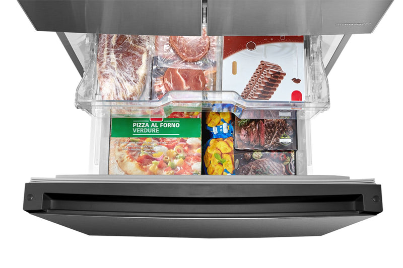 Réfrigérateur Midea de 18,4 pi³ et de 30 po à portes françaises - acier inoxydable - MRF18B4AST