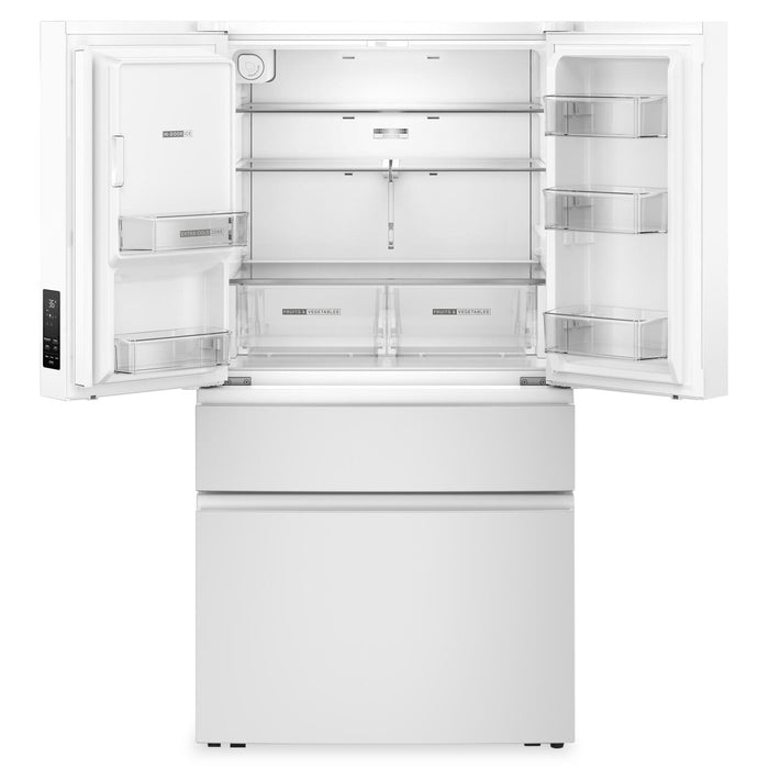 Réfrigérateur Whirlpool de 36 po et de 29 pi3 à portes françaises - blanc - WRMF3536SW