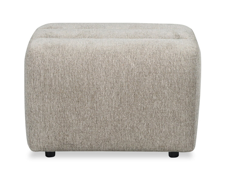 Pouf Cove de 27 po en tissu de chenille - vert