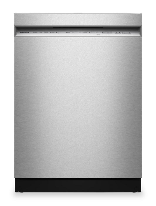 Lave-vaisselle KitchenAid de 24 po et de 44 dBA et troisième panier 360° Max JetsMC - acier inoxydable avec fini PrintShieldMC - KDFS424SPS 