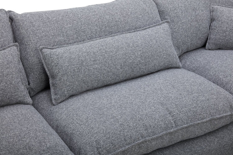 Sofa sectionnel Monaco 5 pièces - gris