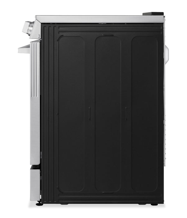 Cuisinière intelligente électrique LG de 6,3 pi3 avec friture à air - acier inoxydable résistant aux traces de doigts - LSEL6337XE