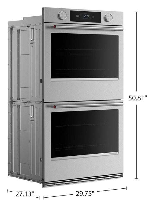 Four mural intelligent électrique KitchenAid de 30 po - acier inoxydable PrintShieldMC - KOED730SPS\t