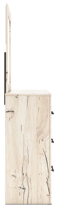 Commode de chambre à coucher Derekson de 58,7 po (L) x 36,5 po (H) à 6 tiroirs - blanc rustique