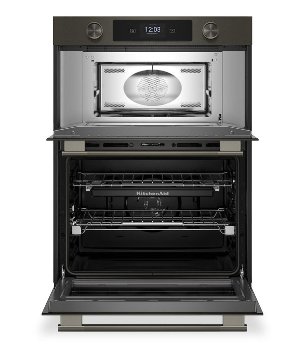Four mural combiné intelligent électrique KitchenAid de 30 po - minerai noir - KOEC730SBE
