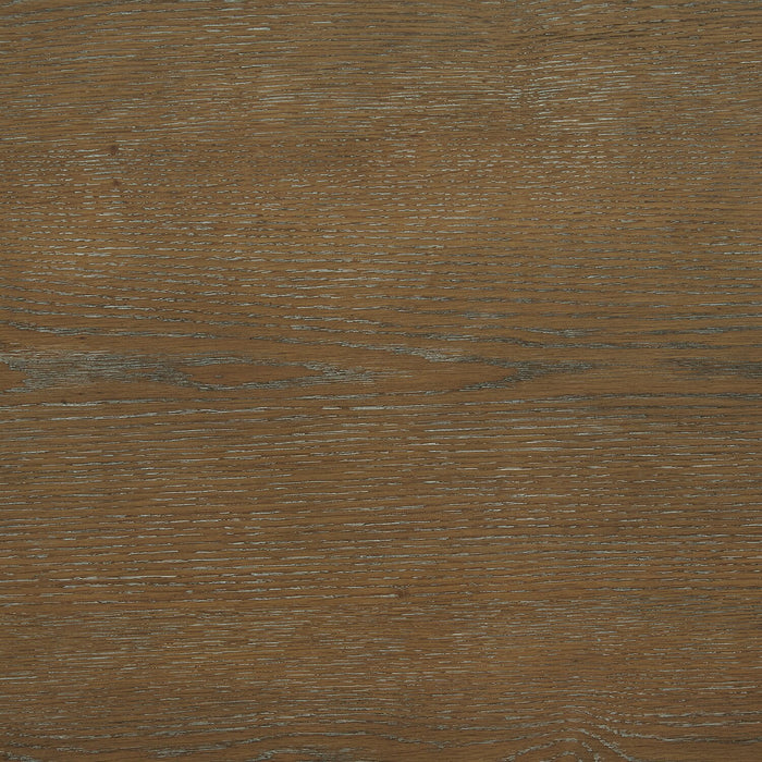 Table à café ronde moderne Declan de 31,5 po avec roulettes - bois naturel