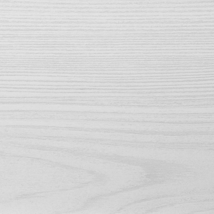 Ensemble lit plateforme et tête de lit à panneau Everley avec rangement et paniers intégrés, blanc - format lit double