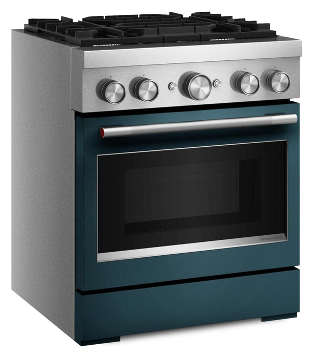 Cuisinière hybride KitchenAid de 4,1 pi3 avec mode de friture à air sans préchauffage - agave - KFDS930SAG