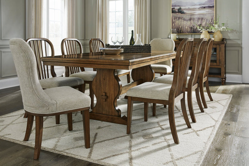 Chaise de salle à manger Clara en tissu de polyester - taupe