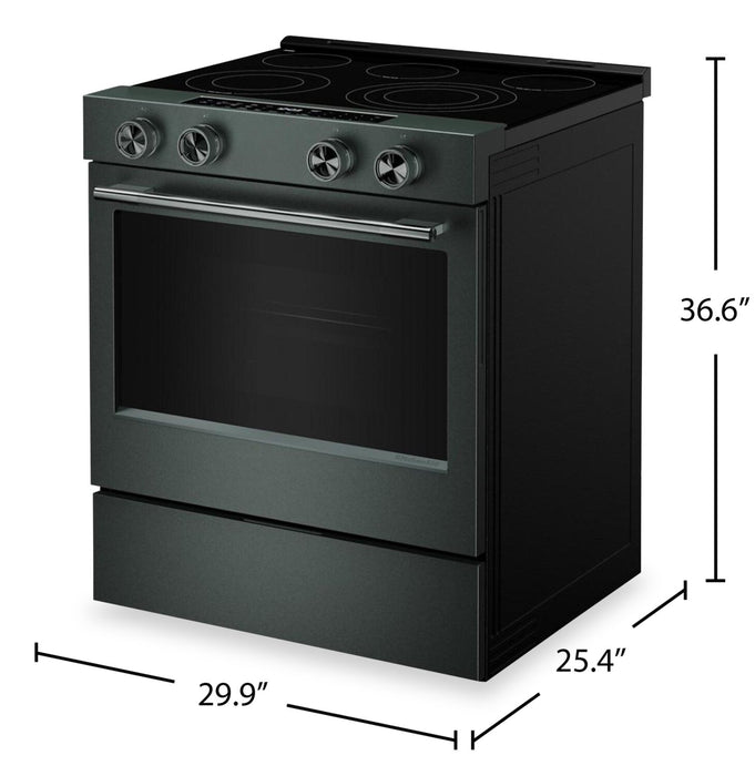 Cuisinière électrique KitchenAid de 5,3 pi³ et de 30 po - genièvre - YKSES530SJP