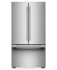  Réfrigérateur KitchenAid de 36 po et de 24 pi3 de profondeur comptoir à portes françaises - inoxydable PrintShieldMC - KRFC236SPS