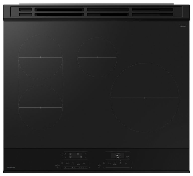 Cuisinière à induction encastrée Samsung de 6,3 pi³ avec friture à air - acier inoxydable - NSI6DG9300SRAC