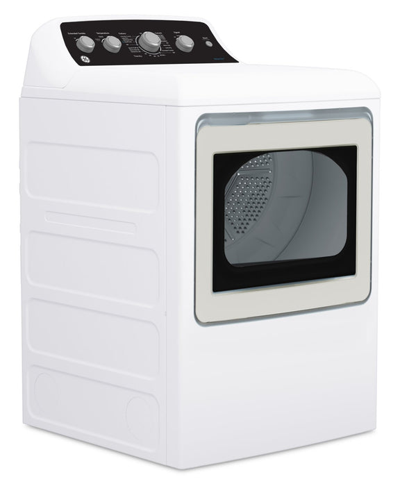 Laveuse à chargement par le haut de 4,9 pi3 et sécheuse électrique de 7,2 pi3 de GE avec cycle SaniFresh