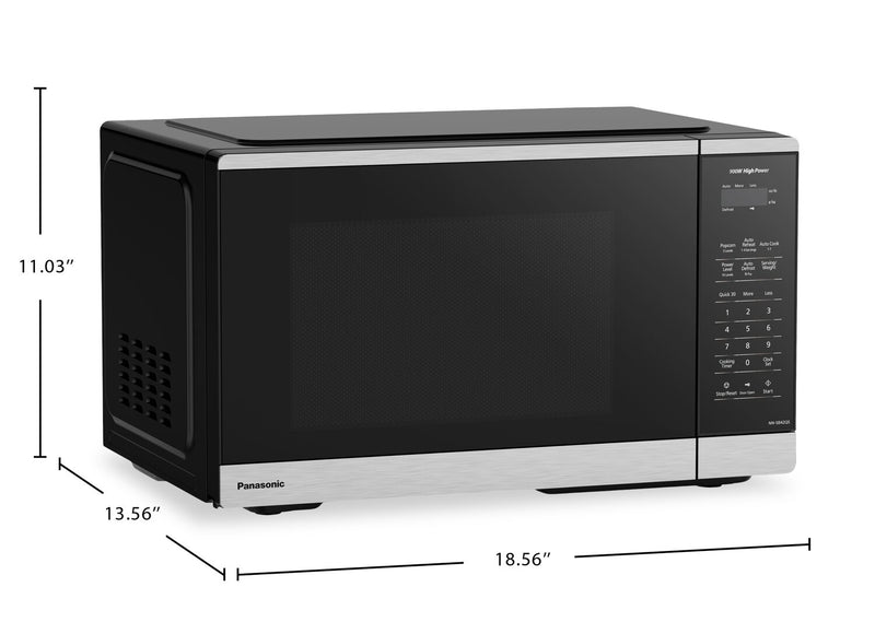 Four à micro-ondes compact Panasonic de 0,9 pi3 - acier inoxydable - NNSB42QSC