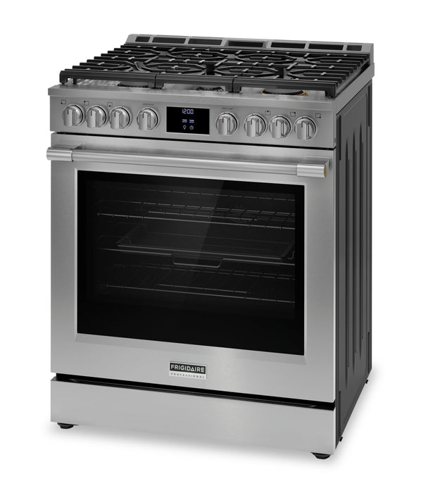 Cuisinière à gaz Frigidaire Professional de 6 pi³ avec convection totale et friture à air - acier inoxydable Smudge-ProofMD - PCFG3080AF