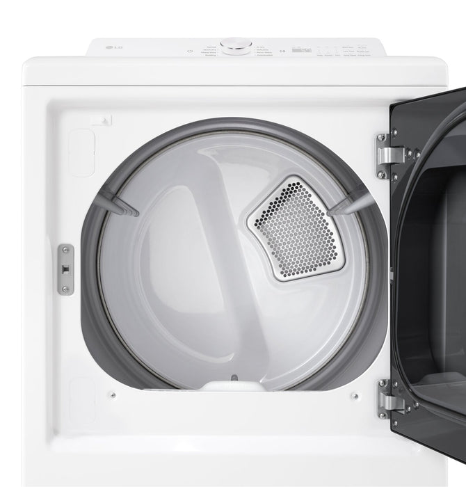 Sécheuse électrique LG de 7,3 pi³ avec détection IA et ThinQMD - blanc alpin - DLE8200CW