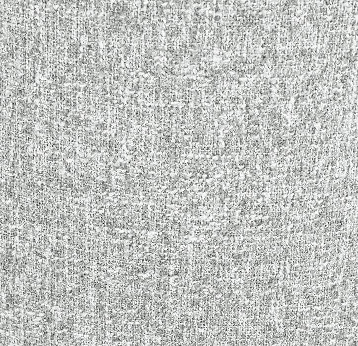 Chaise de salle à manger coulissante Zola en tissu de polyester - gris nuage