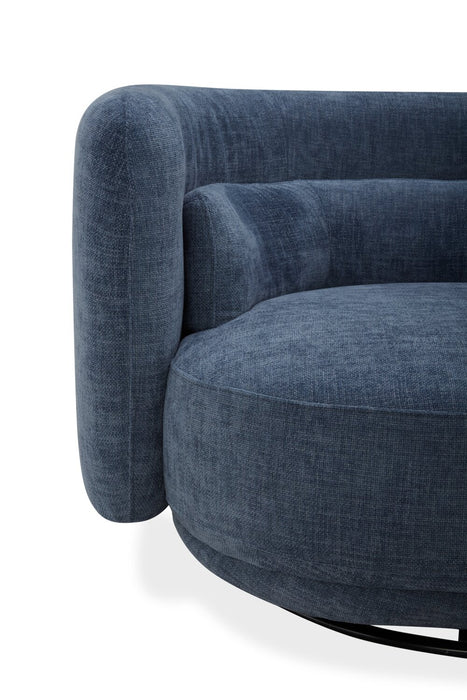 Fauteuil Davvero - bleu marine 