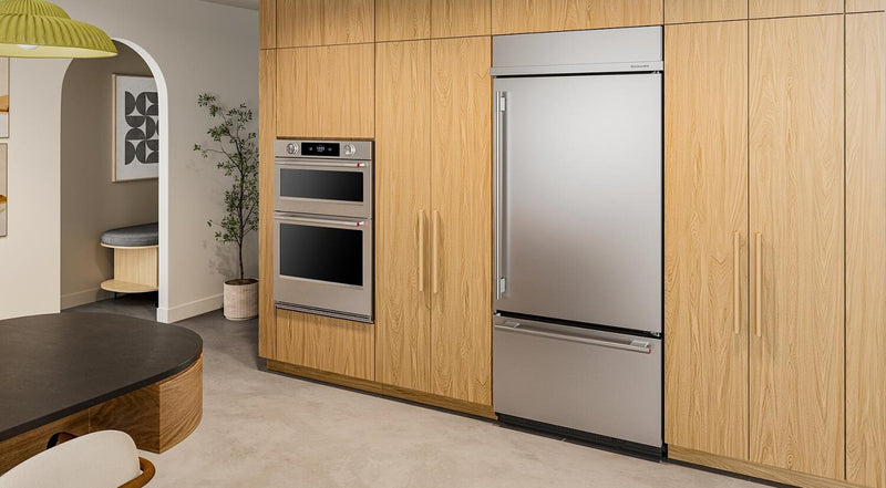 Réfrigérateur encastré KitchenAid de 20,8 pi³ et de 36 po à congélateur inférieur - acier inoxydable PrintShieldMC - KBBR336SPS