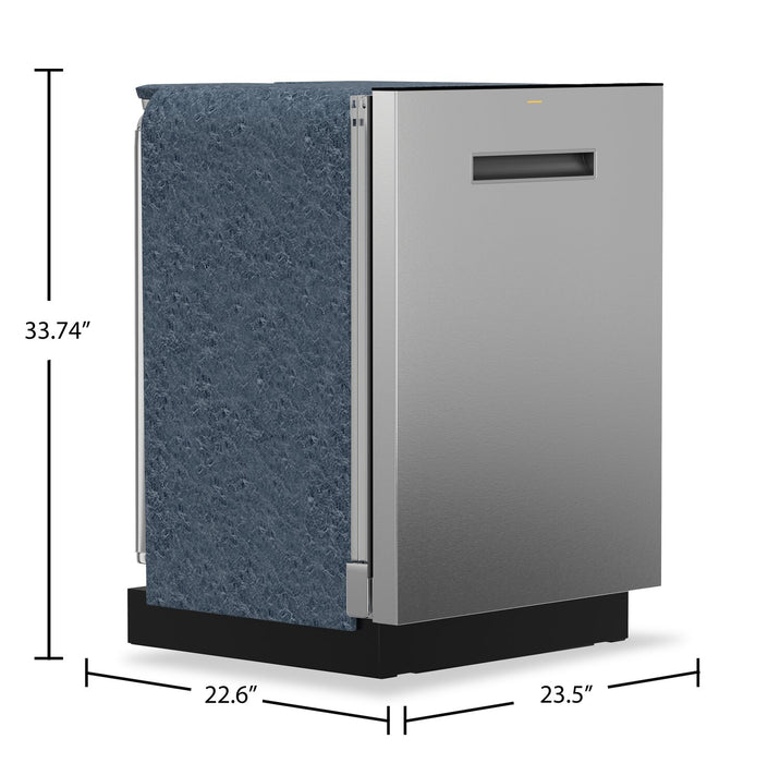 Lave-vaisselle GE Profile de 24 po et de 42 dBA avec commandes sur le dessus - acier inoxydable - PBT700SSVFS 