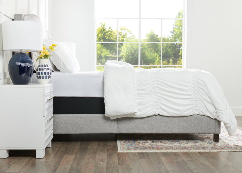 Ensemble d’édredon Rhodes 3 pièces pour lit double ou grand lit - blanc