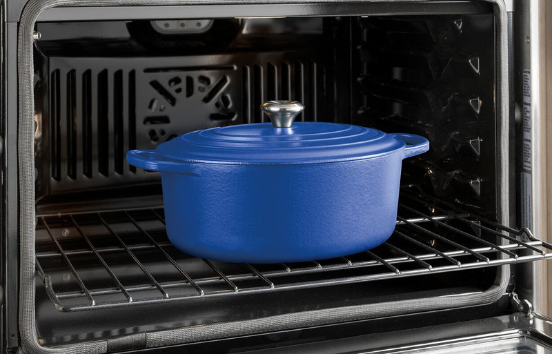 Four mural simple électrique GE de 5 pi3 et de 30 po avec friture à air sans préchauffage - noir - JTS5000DVBB