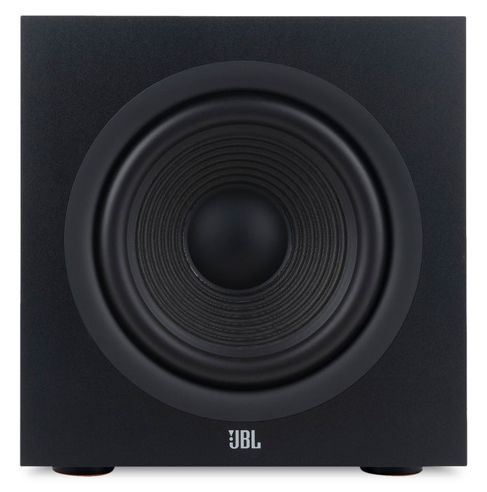 Caisson d’extrêmes graves amplifié de 300 W JBL Stage 200P de 10 po – noir (JBL200PBLKAM)