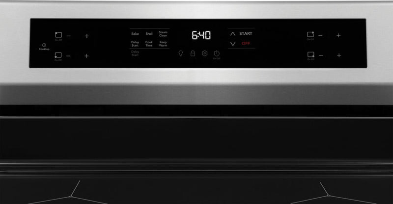Cuisinière à induction Frigidaire de 5,3 pi³ avec commandes à l’arrière - acier inoxydable - FCRI306CAS