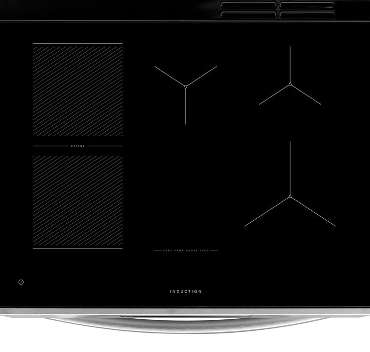 Cuisinière à induction Frigidaire Gallery de 6,2 pi³ avec pizza cuite sur pierre - acier inoxydable Smudge-ProofMD - GCFI307CBF