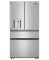 Réfrigérateur Whirlpool de 29 pi3 et de 36 po à portes françaises - acier inoxydable résistant aux traces de doigts - WRMF3536SZ