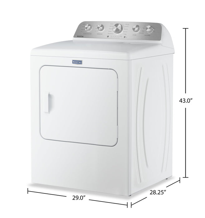 Sécheuse électrique Animal Pet Pro de Maytag de 7,0 pi3 - blanche - YMED5605RW
