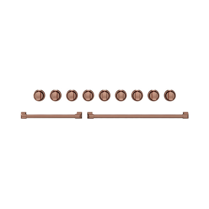 Ensemble de poignées et de boutons Thor Kitchen or rose pour cuisinière de 48 po - CKA-RG48-RSG